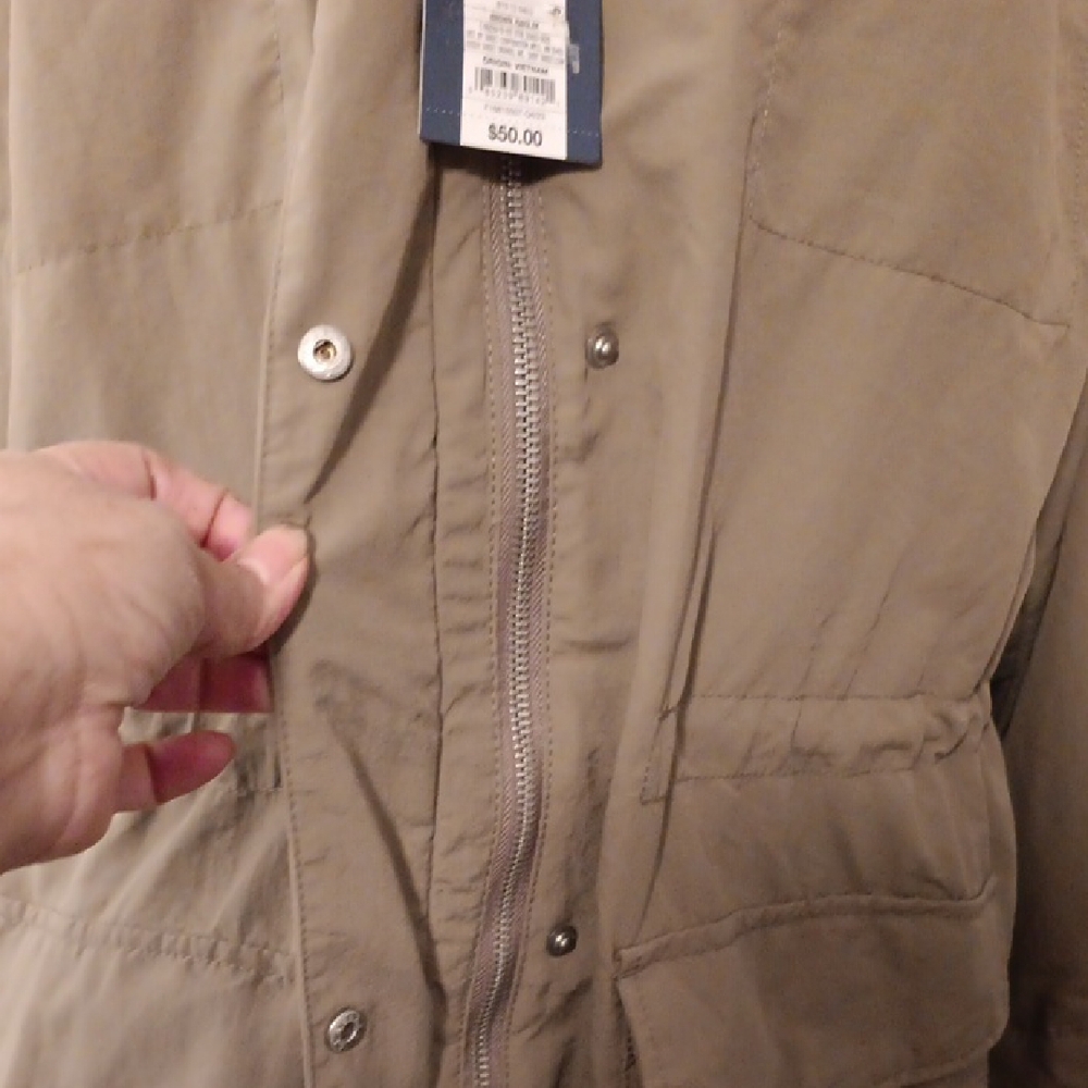 Universal Thread Utility Rain Jacket in Light Bro… - image 6